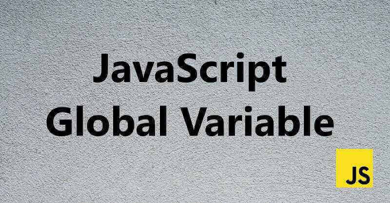 javascript-global-variable